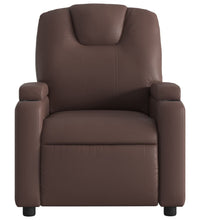 Relaxsessel Braun Kunstleder
