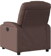 Relaxsessel Braun Kunstleder