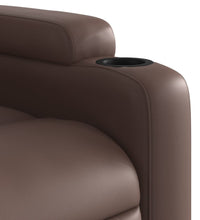 Relaxsessel Braun Kunstleder