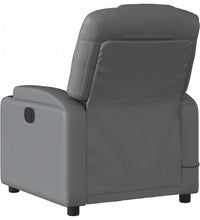 Massagesessel Grau Kunstleder