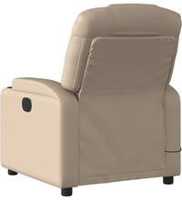 Massagesessel Cappuccino-Braun Kunstleder