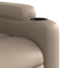 Massagesessel Cappuccino-Braun Kunstleder