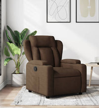 Relaxsessel Braun Stoff