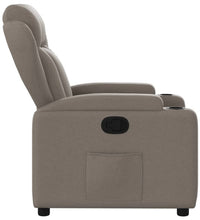 Relaxsessel Taupe Stoff