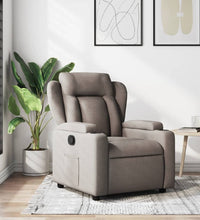 Relaxsessel Taupe Stoff