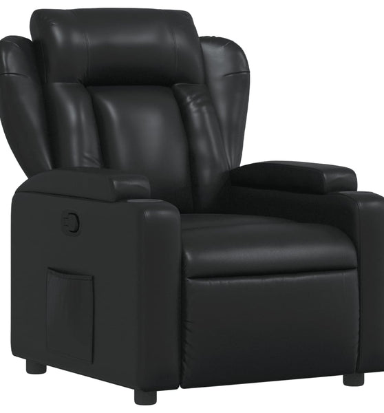 Relaxsessel Schwarz Kunstleder