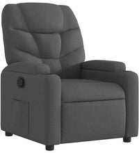 Relaxsessel Dunkelgrau Stoff