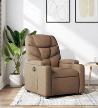 Relaxsessel Braun Stoff