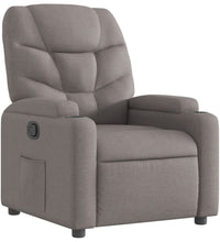 Relaxsessel Taupe Stoff