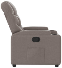 Relaxsessel Taupe Stoff