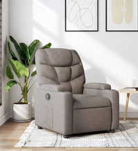 Relaxsessel Taupe Stoff