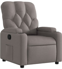 Relaxsessel Taupe Stoff