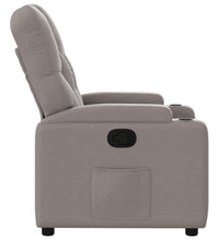 Relaxsessel Taupe Stoff