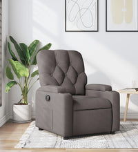 Relaxsessel Taupe Stoff