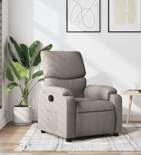 Relaxsessel Taupe Stoff