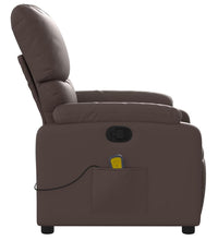 Massagesessel Braun Kunstleder