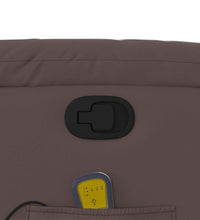 Massagesessel Braun Kunstleder