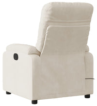 Massagesessel Beige Mikrofasergewebe