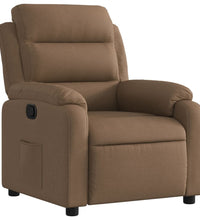 Relaxsessel Braun Stoff
