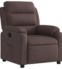 Relaxsessel Dunkelbraun Stoff