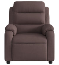 Relaxsessel Dunkelbraun Stoff