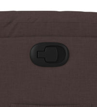 Relaxsessel Dunkelbraun Stoff