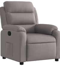 Relaxsessel Taupe Stoff