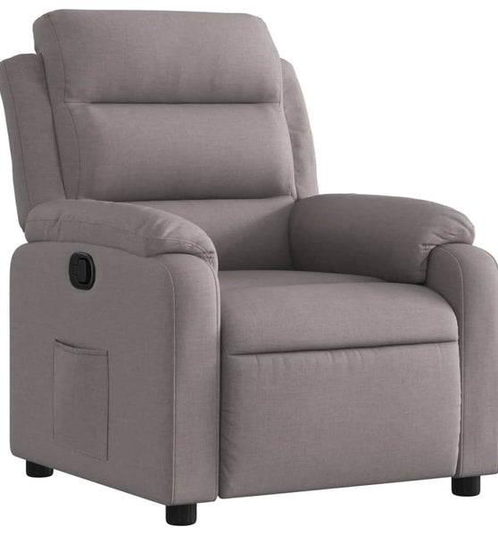 Relaxsessel Taupe Stoff