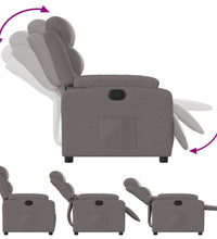 Relaxsessel Taupe Stoff