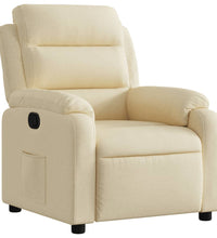 Relaxsessel Creme Stoff