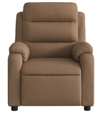 Massagesessel Braun Stoff