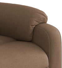 Massagesessel Braun Stoff
