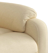 Massagesessel Creme Stoff