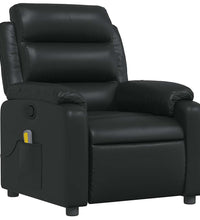 Massagesessel Schwarz Kunstleder