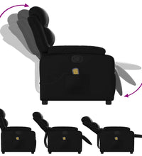 Massagesessel Schwarz Kunstleder
