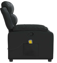 Massagesessel Schwarz Kunstleder