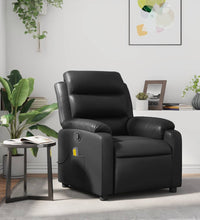Massagesessel Schwarz Kunstleder