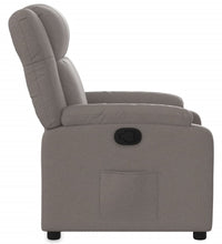 Relaxsessel Taupe Stoff