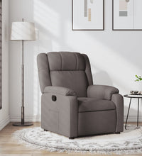 Relaxsessel Taupe Stoff