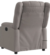 Massagesessel Taupe Stoff