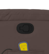 Massagesessel Braun Kunstleder