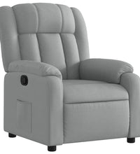 Relaxsessel Hellgrau Stoff