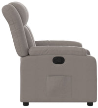 Relaxsessel Taupe Stoff