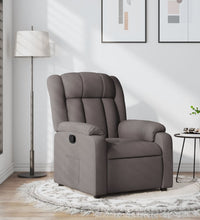 Relaxsessel Taupe Stoff