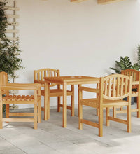 Gartenstühle 4 Stk. 58x59x88 cm Massivholz Teak