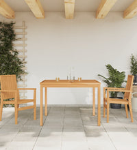 3-tlg. Garten-Essgruppe Massivholz Teak