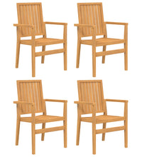 5-tlg. Garten-Essgruppe Massivholz Teak