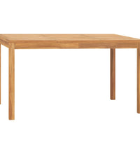 7-tlg. Garten-Essgruppe Massivholz Teak