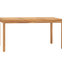 5-tlg. Garten-Essgruppe Massivholz Teak