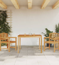 3-tlg. Garten-Essgruppe Massivholz Teak